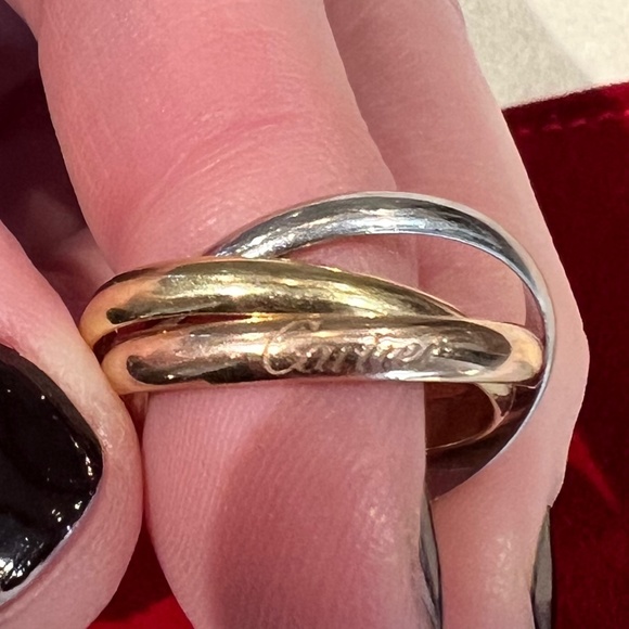 Cartier Trinity ring size 56